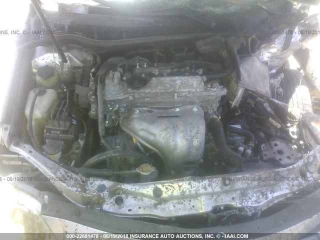 4T4BF3EK9AR031276 - 2010 TOYOTA CAMRY SE/LE/XLE SILVER photo 10