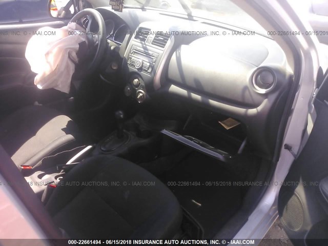 3N1CN7AP3CL834731 - 2012 NISSAN VERSA S/SV/SL SILVER photo 5