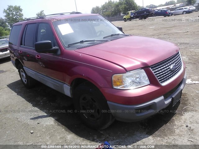 1FMRU15W03LB14495 - 2003 FORD EXPEDITION XLT RED photo 1