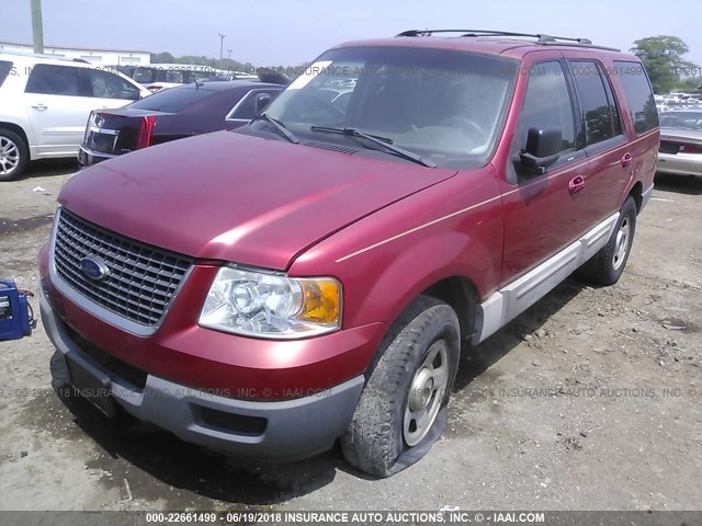 1FMRU15W03LB14495 - 2003 FORD EXPEDITION XLT RED photo 2