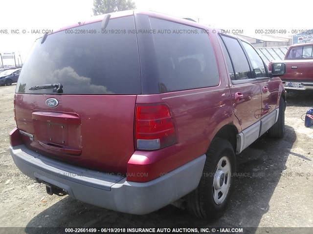 1FMRU15W03LB14495 - 2003 FORD EXPEDITION XLT RED photo 4