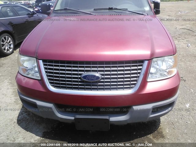 1FMRU15W03LB14495 - 2003 FORD EXPEDITION XLT RED photo 6