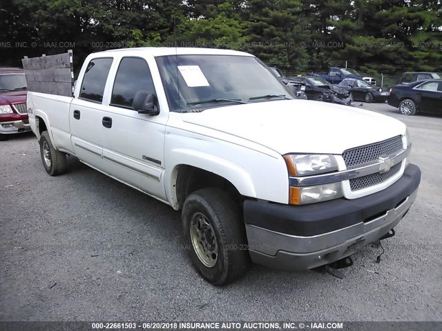 1GCHK23U23F181482 - 2003 CHEVROLET SILVERADO K2500 HEAVY DUTY WHITE photo 1