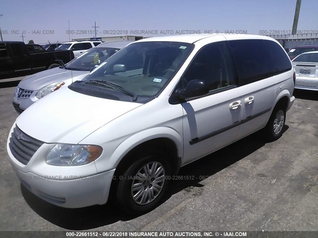 1C4GP45R65B277661 - 2005 CHRYSLER TOWN & COUNTRY  WHITE photo 2