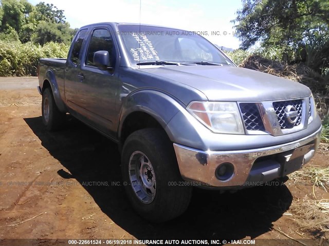1N6AD06W66C432875 - 2006 NISSAN FRONTIER KING CAB LE/SE/OFF ROAD GRAY photo 1
