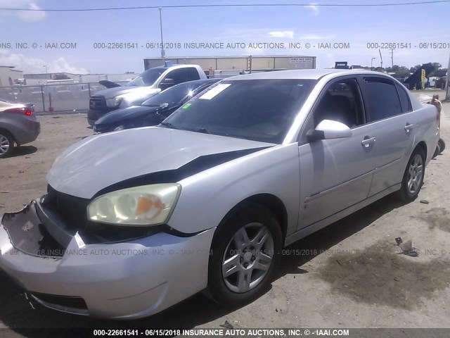 1G1ZT51876F204129 - 2006 CHEVROLET MALIBU LT SILVER photo 2