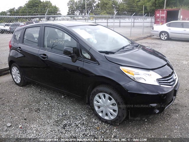 3N1CE2CP0EL431163 - 2014 NISSAN VERSA NOTE S/S PLUS/SV/SL BLACK photo 1
