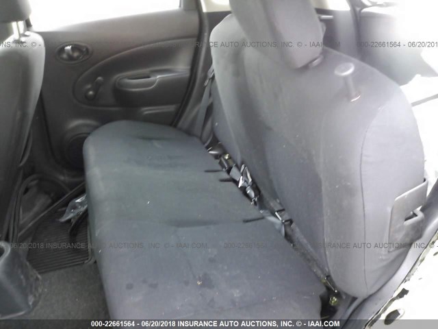 3N1CE2CP0EL431163 - 2014 NISSAN VERSA NOTE S/S PLUS/SV/SL BLACK photo 8