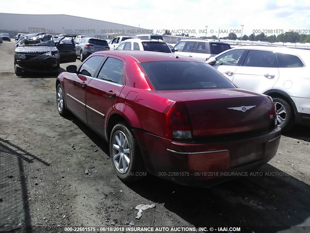 2C3KA53G77H855123 - 2007 CHRYSLER 300 TOURING RED photo 3