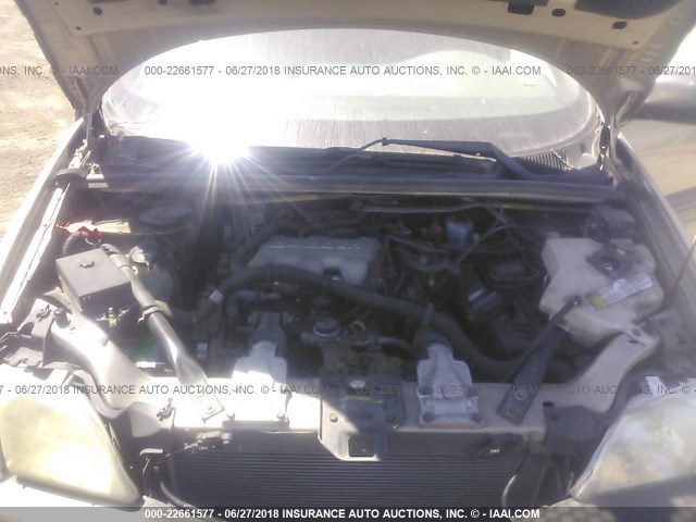 1GMDX03E52D102292 - 2002 PONTIAC MONTANA TAN photo 10