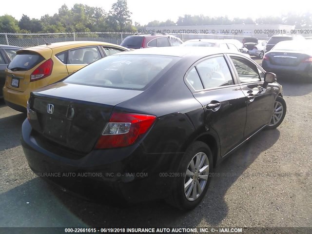 19XFB2F96CE305066 - 2012 HONDA CIVIC EXL Qara foto 4