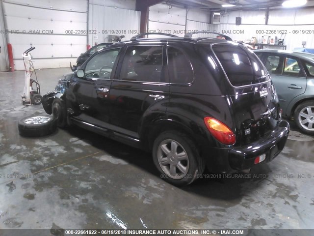 3C8FY68BX3T565325 - 2003 CHRYSLER PT CRUISER LIMITED BLACK photo 3