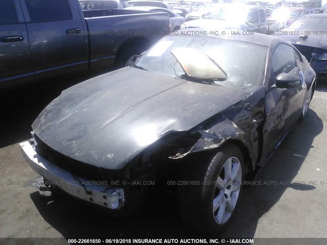 JN1AZ34D65M605667 - 2005 NISSAN 350Z COUPE BLACK photo 2