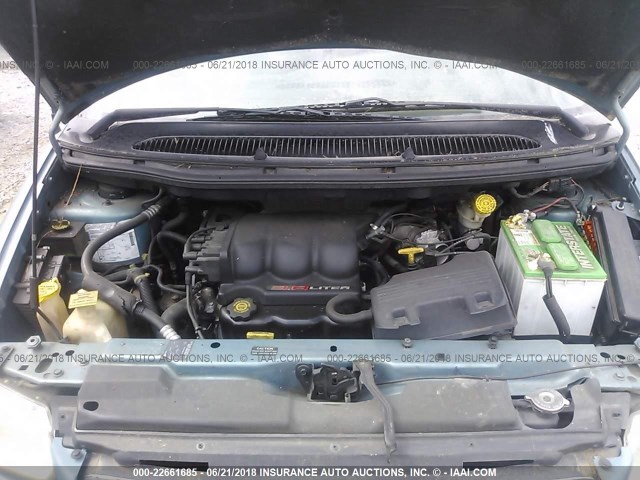 1C4GP54L3TB312575 - 1996 CHRYSLER TOWN & COUNTRY  BLUE photo 10