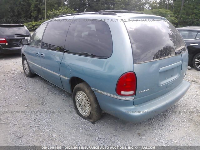 1C4GP54L3TB312575 - 1996 CHRYSLER TOWN & COUNTRY  BLUE photo 3