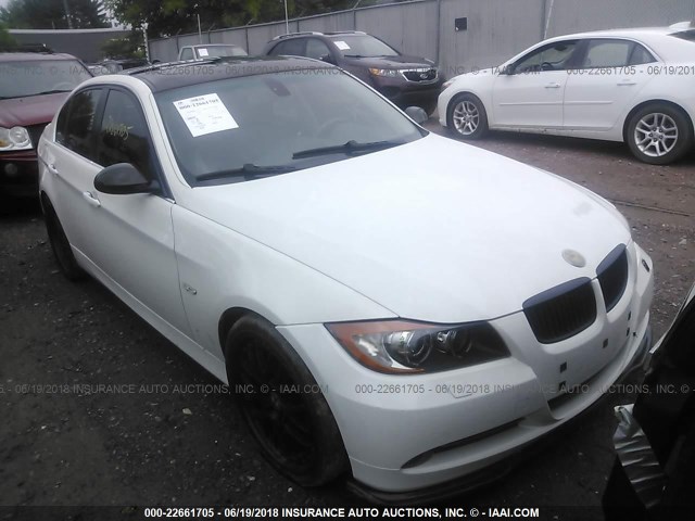 WBAVD33556KV60383 - 2006 BMW 330 XI WHITE photo 1