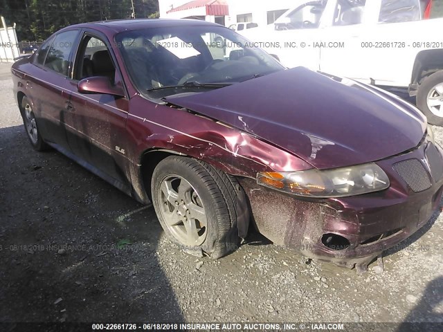 1G2HY54K85U161673 - 2005 PONTIAC BONNEVILLE SLE MAROON photo 6