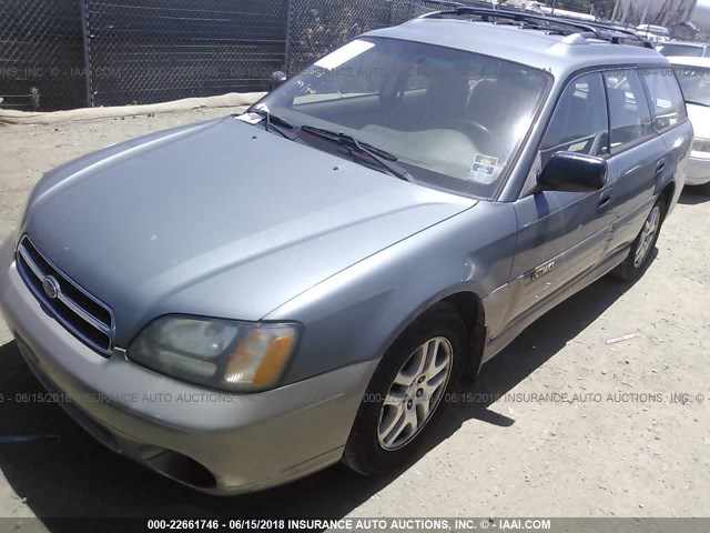 4S3BH675026627741 - 2002 SUBARU LEGACY OUTBACK AWP 绿色 照片 2