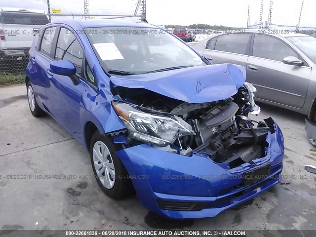 3N1CE2CP5HL378240 - 2017 NISSAN VERSA NOTE S/S PLUS/SV/SL/SR BLUE photo 1