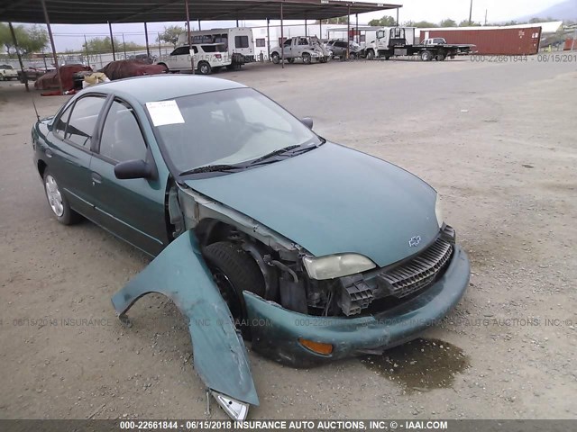 1G1JF5245W7198356 - 1998 CHEVROLET CAVALIER LS GREEN photo 1