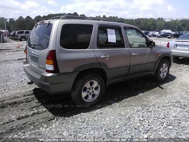 4F2CU08181KM63430 - 2001 MAZDA TRIBUTE LX/ES 棕色 照片 4