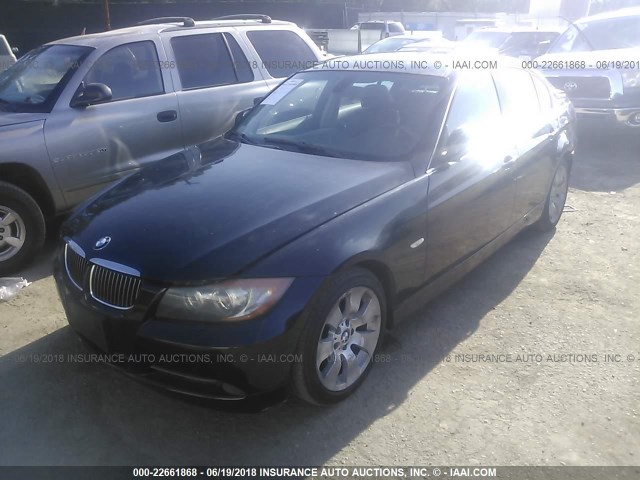 WBAVD33516KV65631 - 2006 BMW 330 XI BLACK photo 2