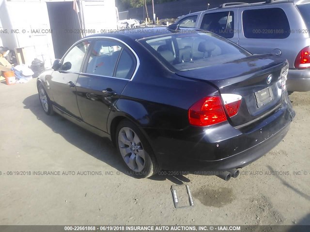 WBAVD33516KV65631 - 2006 BMW 330 XI BLACK photo 3