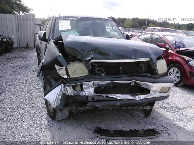 5TBBT4417YS105436 - 2000 TOYOTA TUNDRA ACCESS CAB/ACCESS CAB SR5 GREEN photo 6