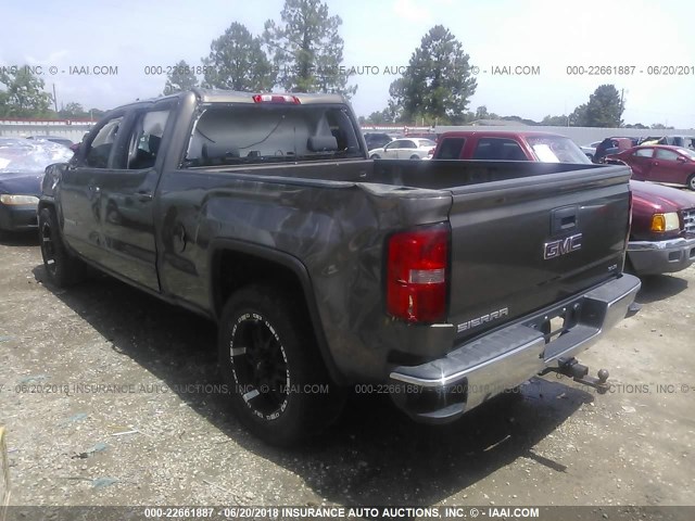 3GTU2UEC0EG211661 - 2014 GMC SIERRA K1500 SLE BEIGE photo 3