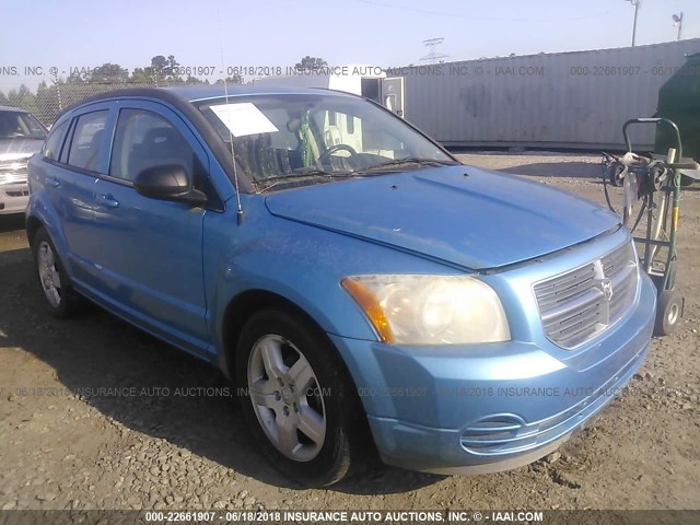 1B3HB48A79D104865 - 2009 DODGE CALIBER SXT BLUE photo 1