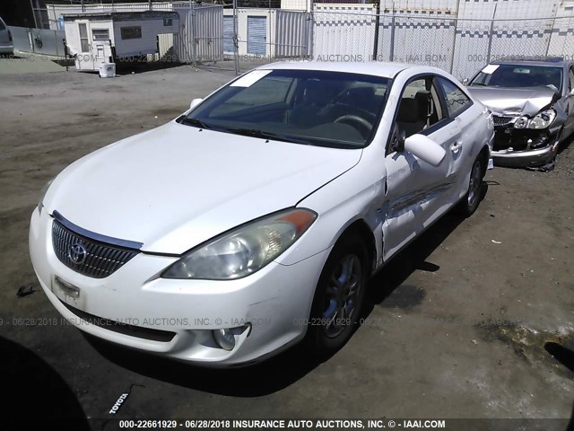 4T1CA38P75U057045 - 2005 TOYOTA CAMRY SOLARA SE/SLE თეთრი ფოტო 2
