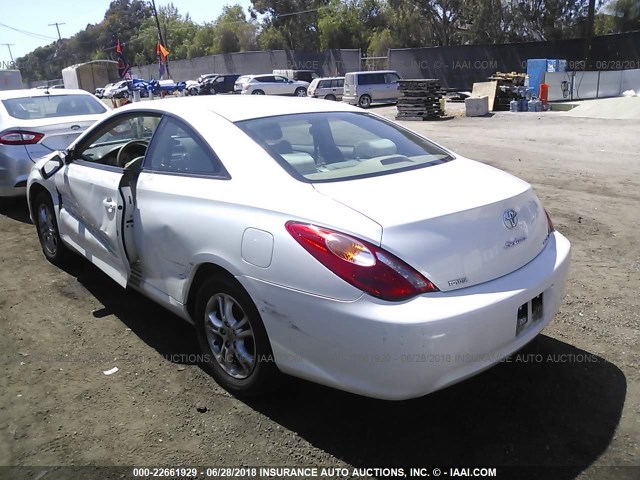4T1CA38P75U057045 - 2005 TOYOTA CAMRY SOLARA SE/SLE თეთრი ფოტო 3