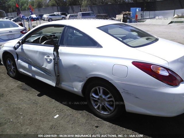 4T1CA38P75U057045 - 2005 TOYOTA CAMRY SOLARA SE/SLE თეთრი ფოტო 6