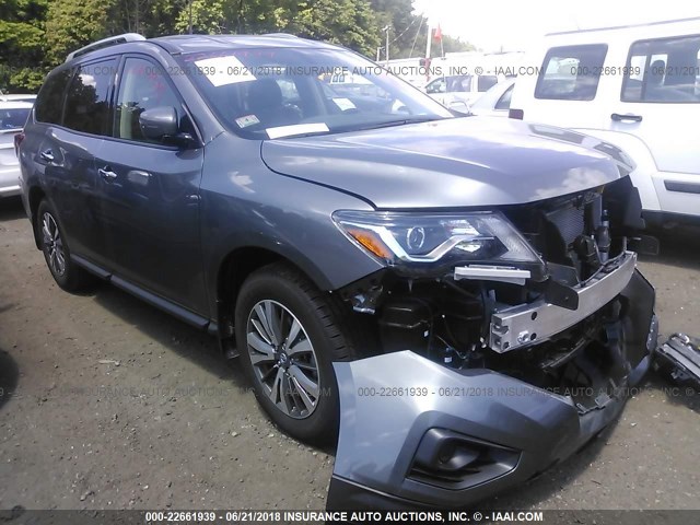 5N1DR2MM1JC638060 - 2018 NISSAN PATHFINDER S/SV/SL/PLATINUM 灰色 照片 1