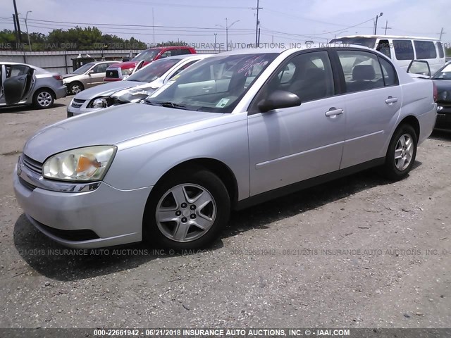 1G1ZT52885F287745 - 2005 CHEVROLET MALIBU LS ვერცხლისფერი ფოტო 2