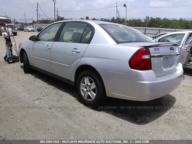 1G1ZT52885F287745 - 2005 CHEVROLET MALIBU LS ვერცხლისფერი ფოტო 3