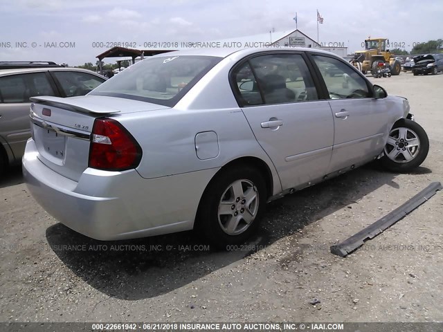 1G1ZT52885F287745 - 2005 CHEVROLET MALIBU LS ვერცხლისფერი ფოტო 4