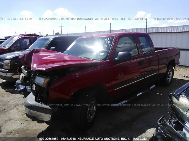 2GCEC19V131260997 - 2003 CHEVROLET SILVERADO C1500 RED photo 2