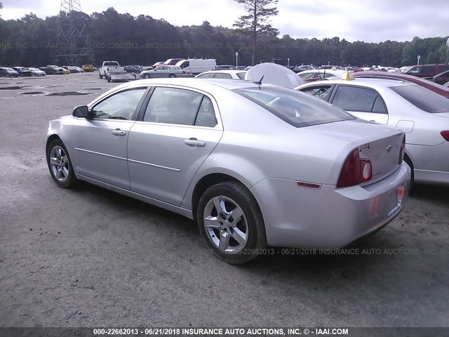 1G1ZG57BX9F233104 - 2009 CHEVROLET MALIBU LS SILVER photo 3