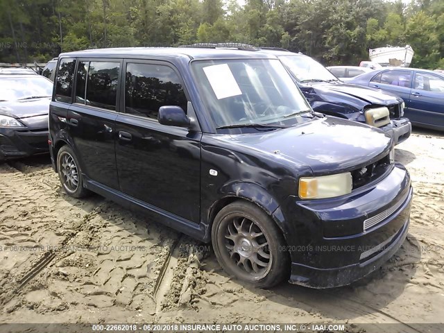 JTLKT324954001265 - 2005 TOYOTA SCION XB მუქი ლურჯი ფოტო 1