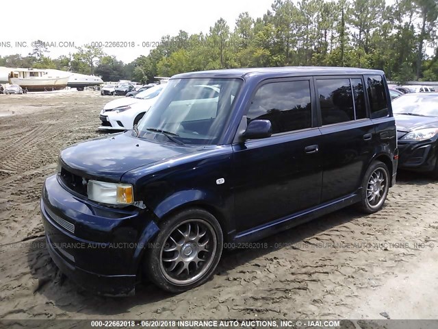 JTLKT324954001265 - 2005 TOYOTA SCION XB მუქი ლურჯი ფოტო 2