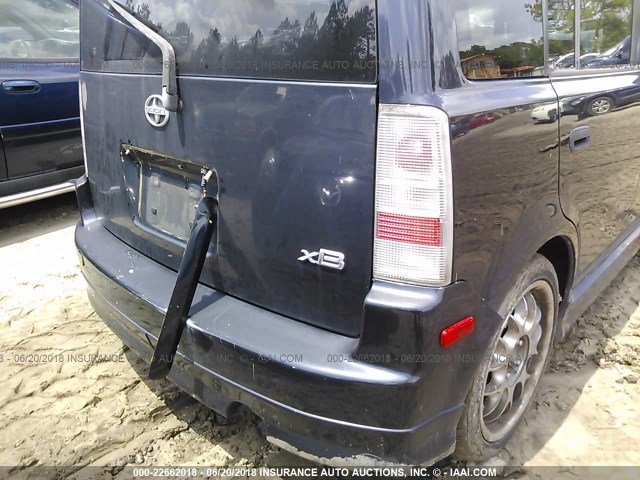 JTLKT324954001265 - 2005 TOYOTA SCION XB მუქი ლურჯი ფოტო 6