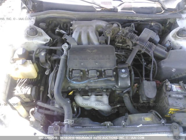 4T1BF22KXYU949301 - 2000 TOYOTA CAMRY LE/XLE WHITE photo 10