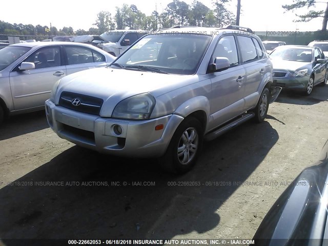 KM8JN12DX8U838547 - 2008 HYUNDAI TUCSON SE/LIMITED SILVER photo 2