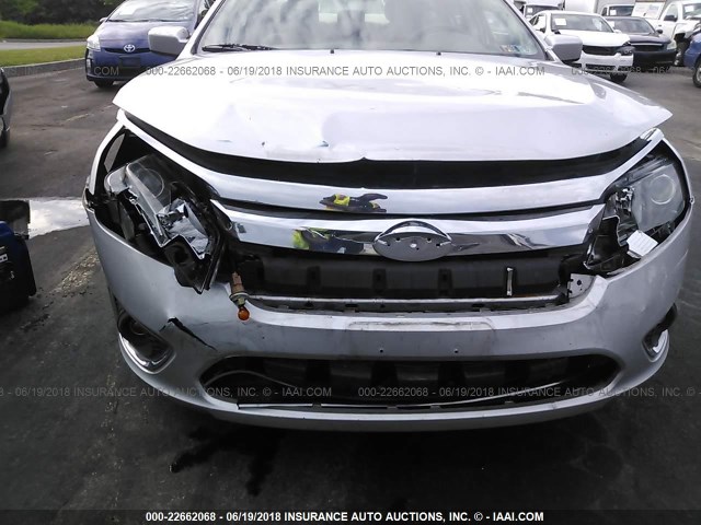 3FADP0L36BR145538 - 2011 FORD FUSION HYBRID SILVER photo 6