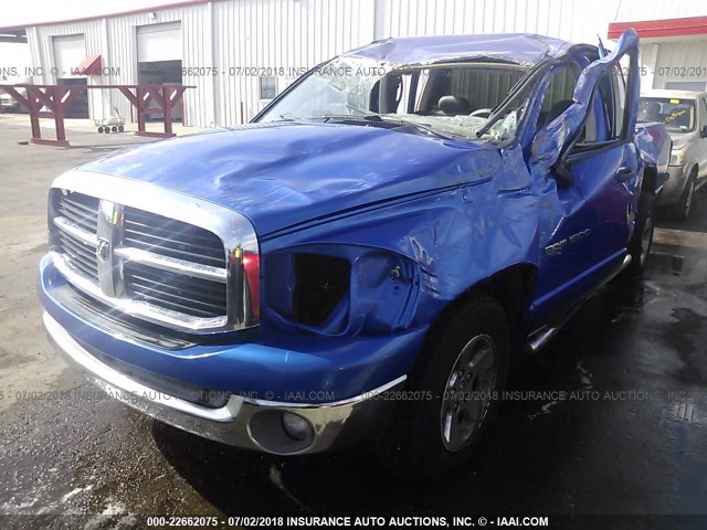 1D7HA18KX7J639203 - 2007 DODGE RAM 1500 ST BLUE photo 2