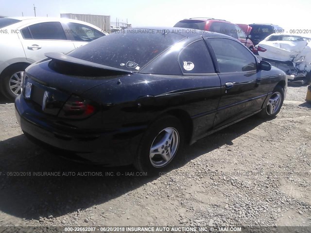 3G2JB14FX5S106981 - 2005 PONTIAC SUNFIRE BLACK photo 4