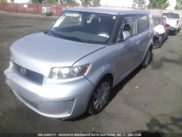 JTLZE4FE5A1111615 - 2010 TOYOTA SCION XB ვერცხლისფერი ფოტო 2