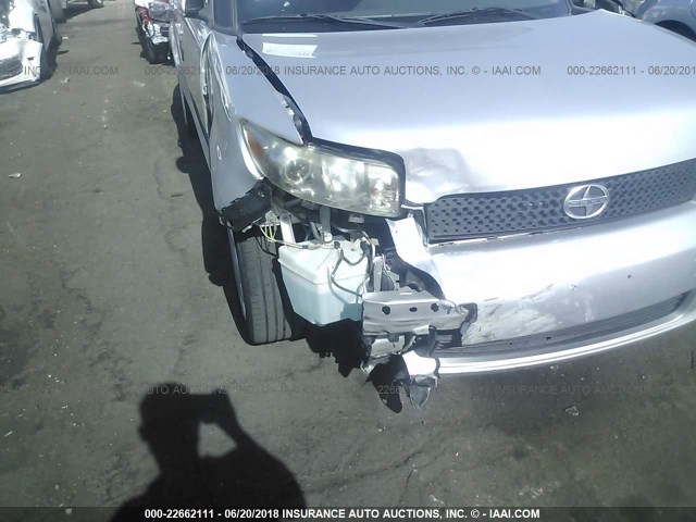 JTLZE4FE5A1111615 - 2010 TOYOTA SCION XB ვერცხლისფერი ფოტო 6