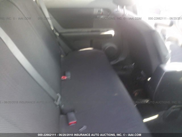 JTLZE4FE5A1111615 - 2010 TOYOTA SCION XB ვერცხლისფერი ფოტო 8